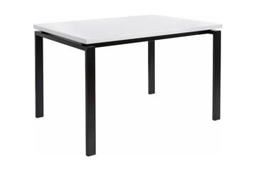 Geronimo Rektangulært Spisebord 120 cm i Træ med Metaludseende - Hvid - Møbler - Borde - Spisebord og køkkenbord