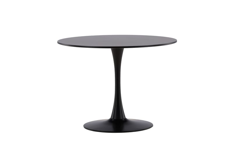 Gladiusa Spisebord 100x74 cm Rundt - Sort - Spisebord og køkkenbord