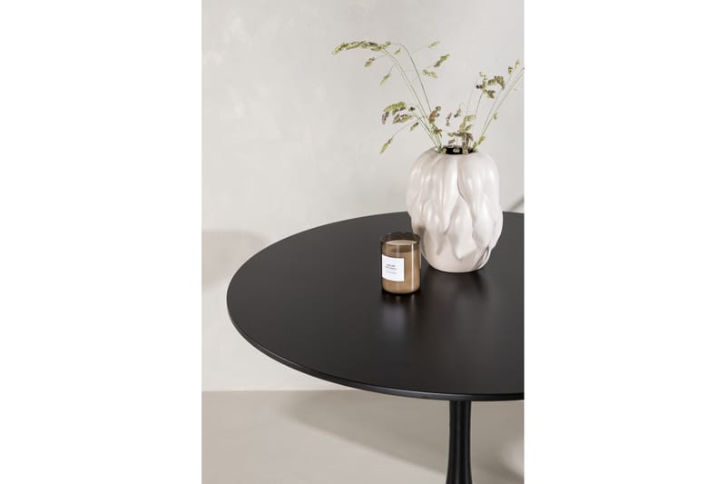 Gladiusa Spisebord 100x74 cm Rundt - Sort - Spisebord og køkkenbord