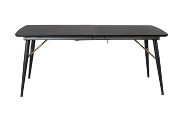 Gold Spisebord 180 cm Udvidelig - Sort - Møbler - Borde - Spisebord og køkkenbord