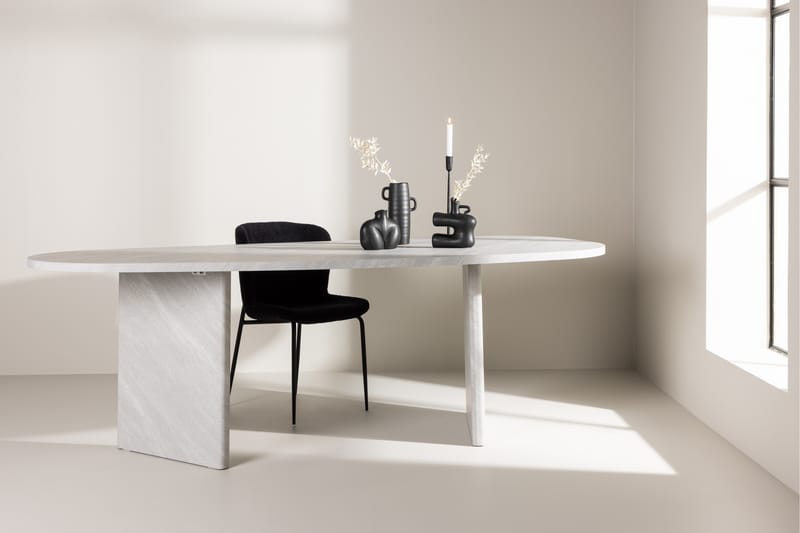 Grönvik Spisebord 220x100 cm Hvid - Venture Home - Spisebord og køkkenbord