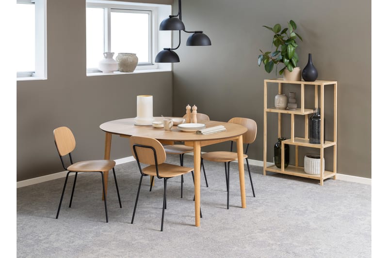 Grasonville Spisebord 115 cm Rund - Natur - Møbler - Borde - Spisebord og køkkenbord