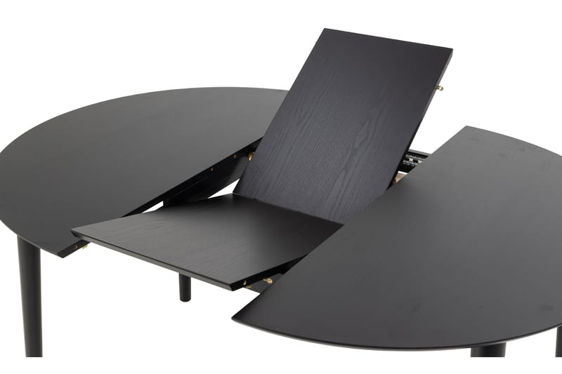 Grasonville Spisebord 115 cm Rund - Sort - Møbler - Borde - Spisebord og køkkenbord