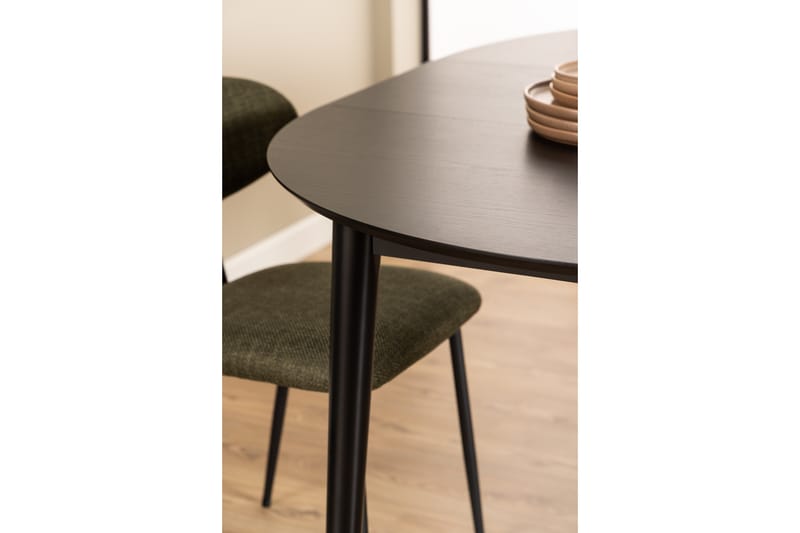 Grasonville Spisebord 115 cm Rund - Sort - Møbler - Borde - Spisebord og køkkenbord