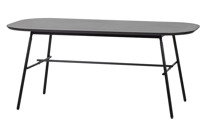 Gustavsvik Spisebord 180 cm - Sort - Spisebord og køkkenbord