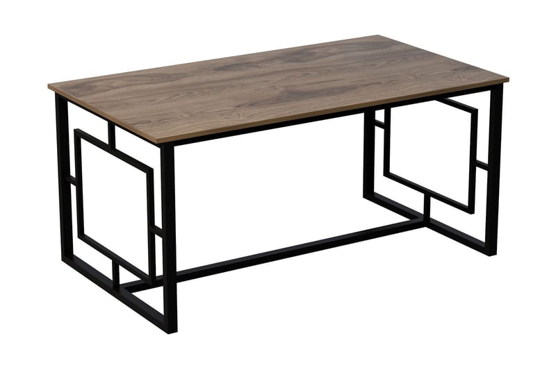 Højde Spisebord 160 cm - Brun / sort - Møbler - Borde - Spisebord og køkkenbord