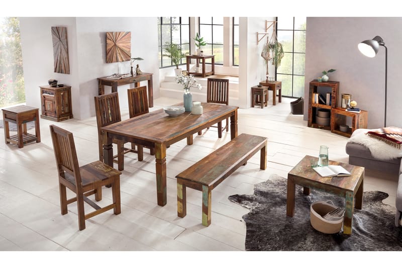 Haage Spisebord 180 cm - Flerfarvet - Spisebord og køkkenbord
