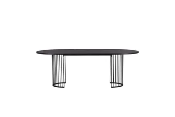 Hamneskär Spisebord 220x110 cm - Sort - Møbler - Borde - Spisebord og køkkenbord