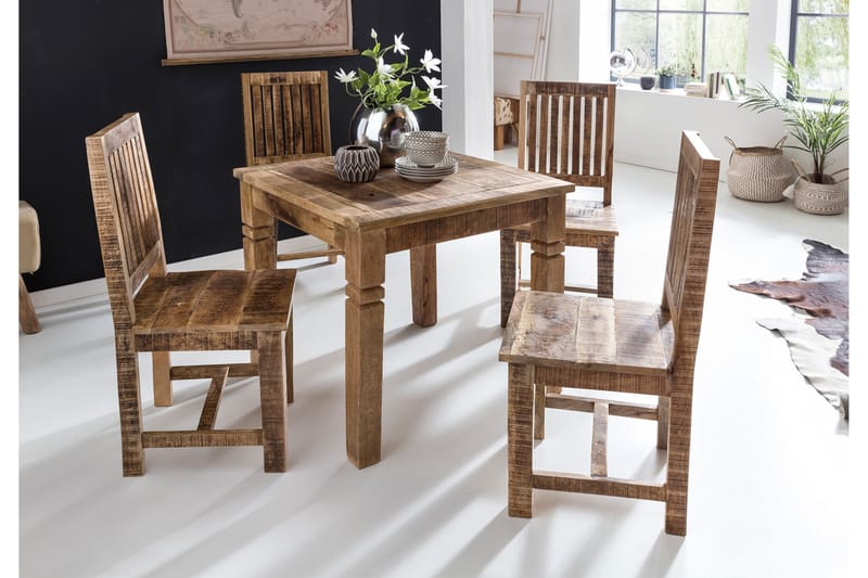 Hanck Spisebord 80 cm - Natur - Spisebord og køkkenbord