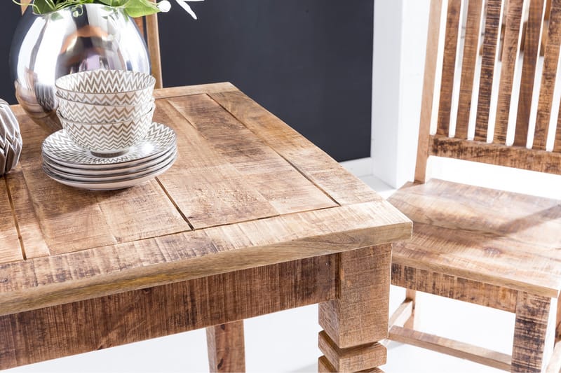 Hanck Spisebord 80 cm - Natur - Spisebord og køkkenbord
