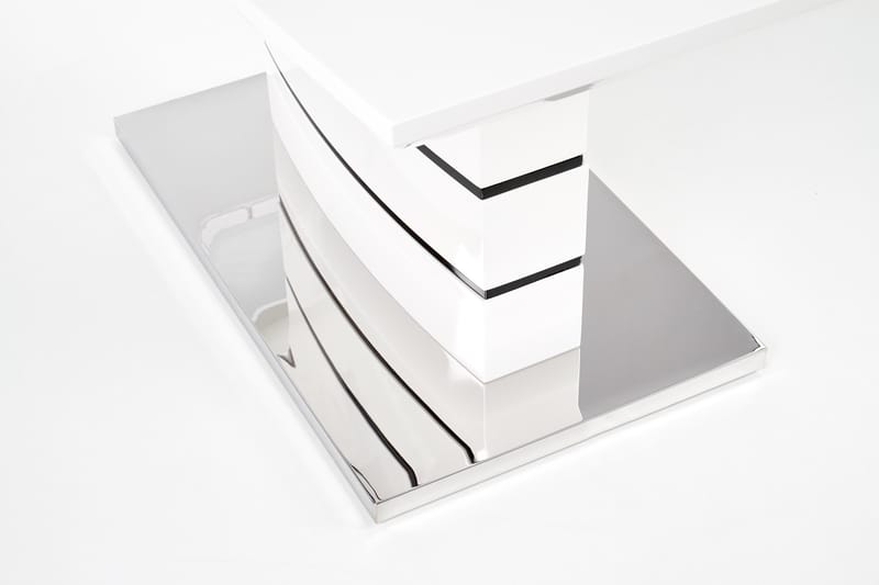 Haverly Udvideligt Spisebord 140 cm - Hvid/Sort - Spisebord og køkkenbord