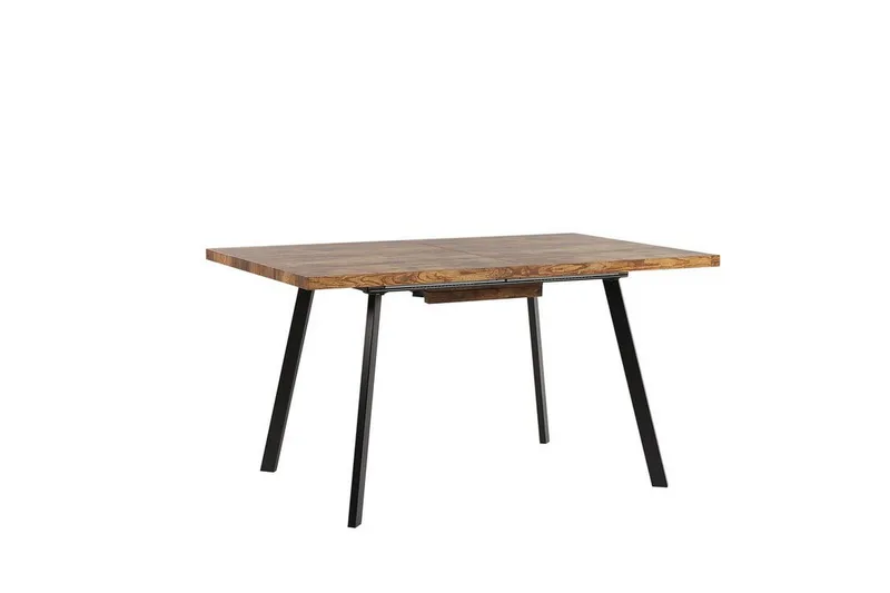 Housham Spisebord 180 cm Sammenfoldeligt - Lysebrun/Sort - Møbler - Borde - Spisebord og køkkenbord