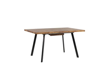 Housham Spisebord 180 cm Sammenfoldeligt - Lysebrun/Sort - Møbler - Borde - Spisebord og køkkenbord