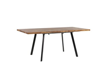 Housham Spisebord 180 cm Sammenfoldeligt - Lysebrun/Sort - Møbler - Borde - Spisebord og køkkenbord