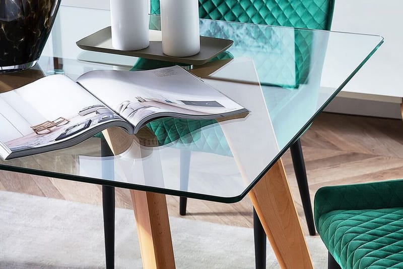 Hudson Spisebord 160 cm - Gennemsigtig - Møbler - Borde - Spisebord og køkkenbord