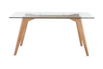 Hudson Spisebord 160 cm - Gennemsigtig - Møbler - Borde - Spisebord og køkkenbord
