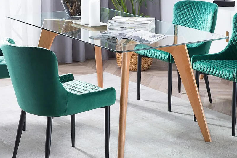 Hudson Spisebord 160 cm - Gennemsigtig - Møbler - Borde - Spisebord og køkkenbord