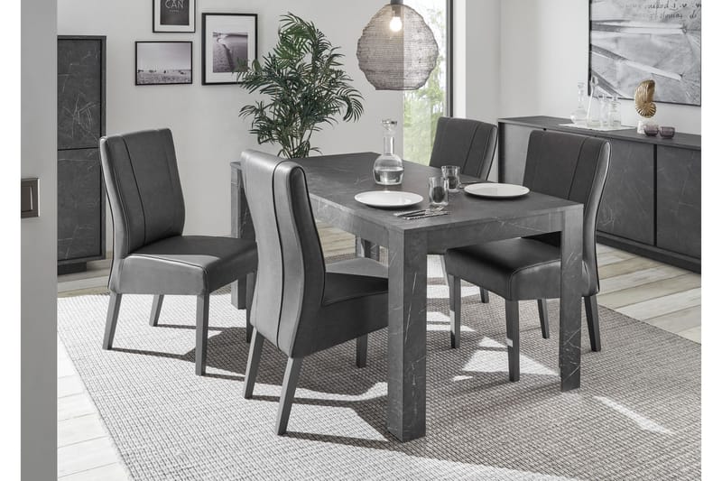 Ice Spisebord 180 cm - Sort - Møbler - Borde - Spisebord og køkkenbord