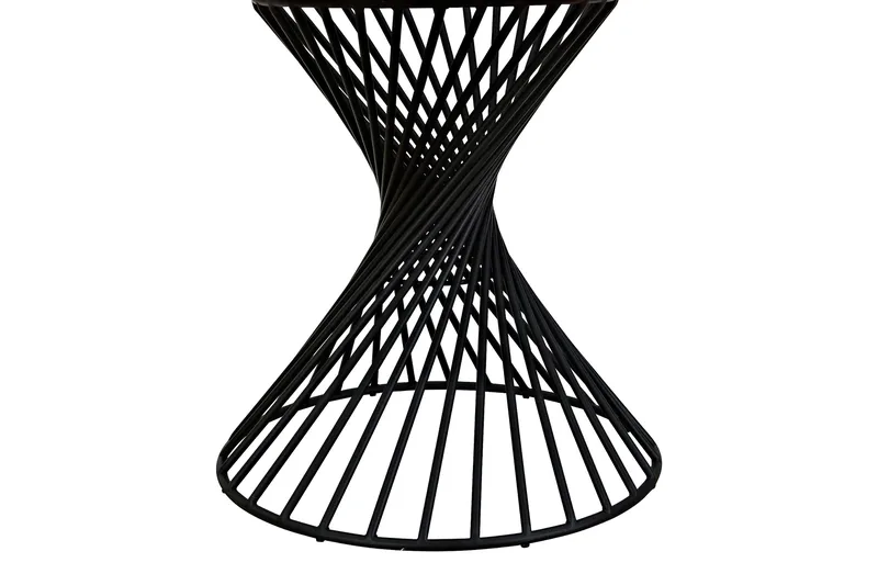 Iggy Spisebord 140 cm Rund Glas - Grå - Møbler - Borde - Spisebord og køkkenbord