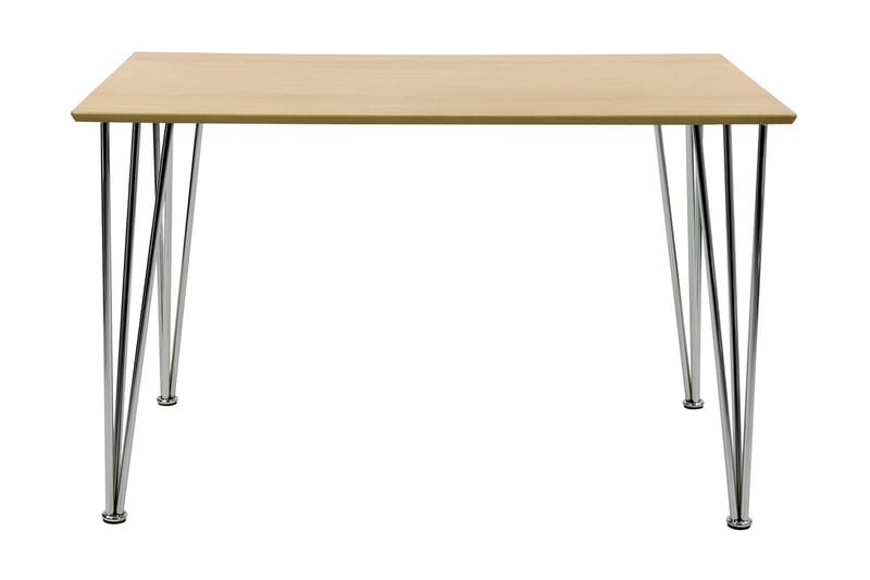 Ikeda Spisebord 120 cm - Træ/Krom - Møbler - Borde - Spisebord og køkkenbord