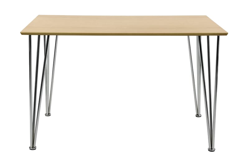 Ikeda Spisebord 120 cm - Træ/Krom - Spisebord og køkkenbord