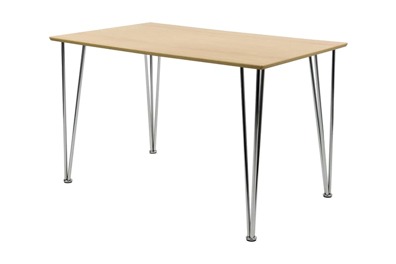 Ikeda Spisebord 120 cm - Træ/Krom - Møbler - Borde - Spisebord og køkkenbord