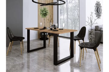 Imper spisebord 138 cm - Natur / sort - Møbler - Borde - Spisebord og køkkenbord