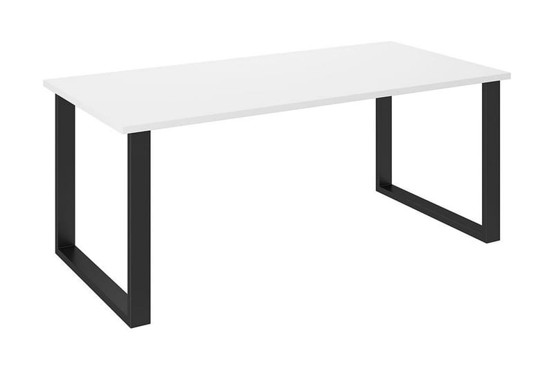 Imper spisebord 185 cm - Hvid / Sort - Spisebord og køkkenbord