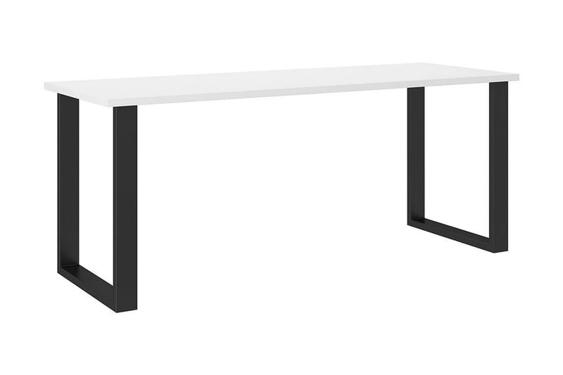 Imper spisebord 185 cm - Hvid / Sort - Møbler - Borde - Spisebord og køkkenbord