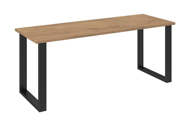 Imper spisebord 185 cm - Natur / sort - Møbler - Borde - Spisebord og køkkenbord