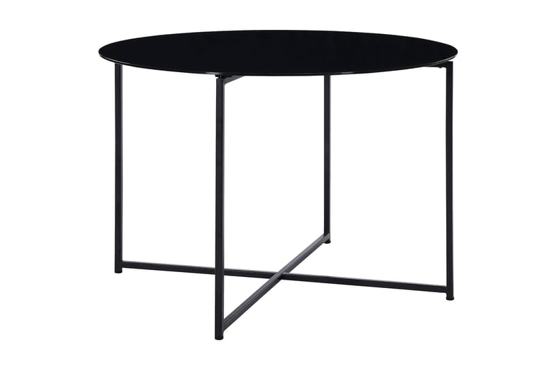 Indy Spisebord 110 cm - Glas/Metal - Spisebord og køkkenbord