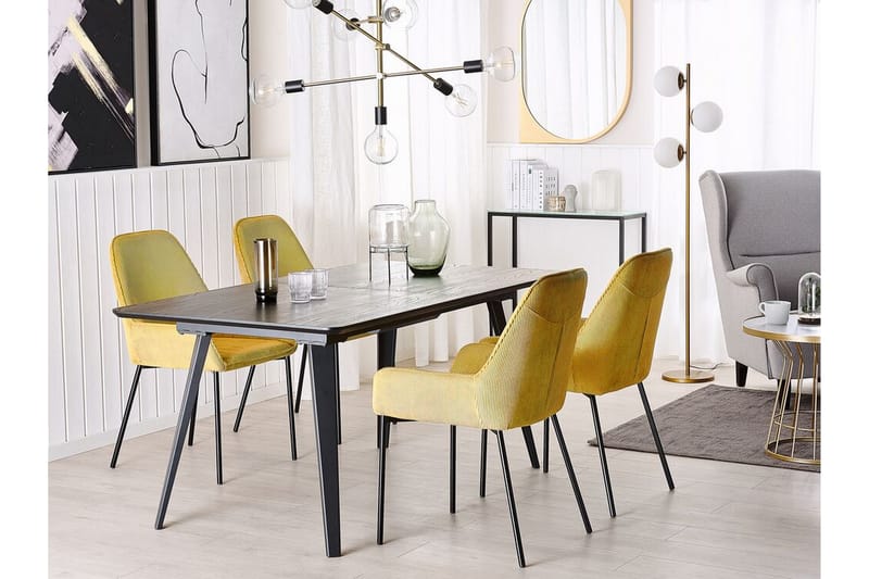 Ington Spisebord 200 cm - Sort - Møbler - Borde - Spisebord og køkkenbord