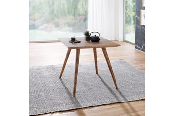Iviana Spisebord 80 cm i Træ med Valnøddeudseende - Brun - Møbler - Borde - Spisebord og køkkenbord