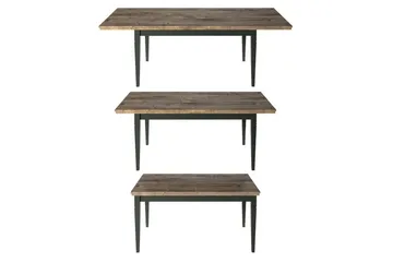 Ivreri Udvideligt Spisebord 160 cm - Khaki/Natur - Møbler - Borde - Spisebord og køkkenbord