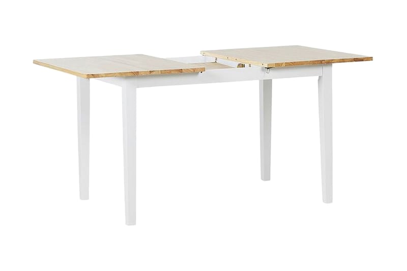 Jadwin Spisebord 150 cm Sammenfoldeligt - Hvid/Lysebrun - Spisebord og køkkenbord - Semmenfoldeligt bord