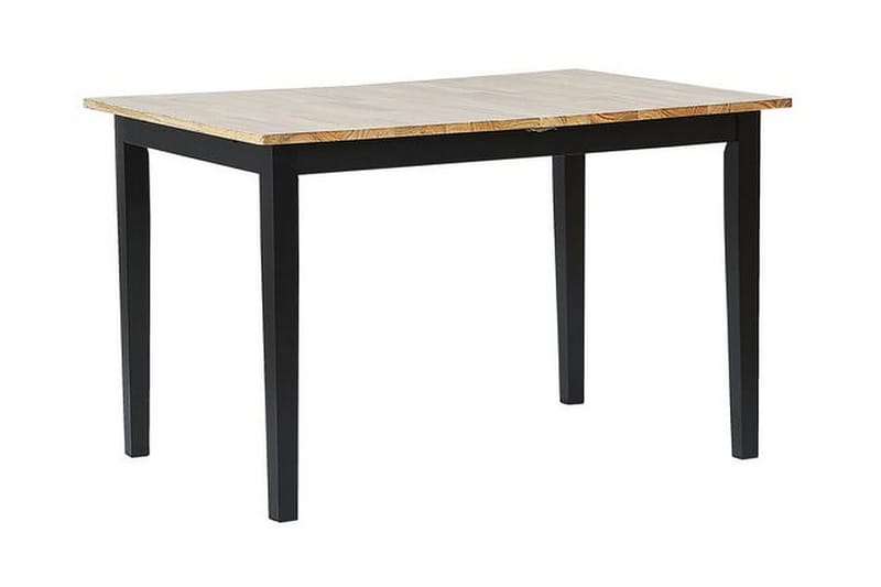 Jadwin Spisebord 150 cm Sammenfoldeligt - Sort/Lysebrun - Spisebord og køkkenbord - Semmenfoldeligt bord