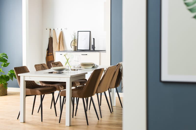 Jasmin Udvideligt Spisebord 180 cm - Hvid - Spisebord og køkkenbord