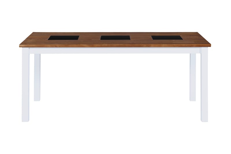 Jasmin Udvideligt Spisebord 90 cm - Natur/Hvid/Sort - Møbler - Borde - Spisebord og køkkenbord