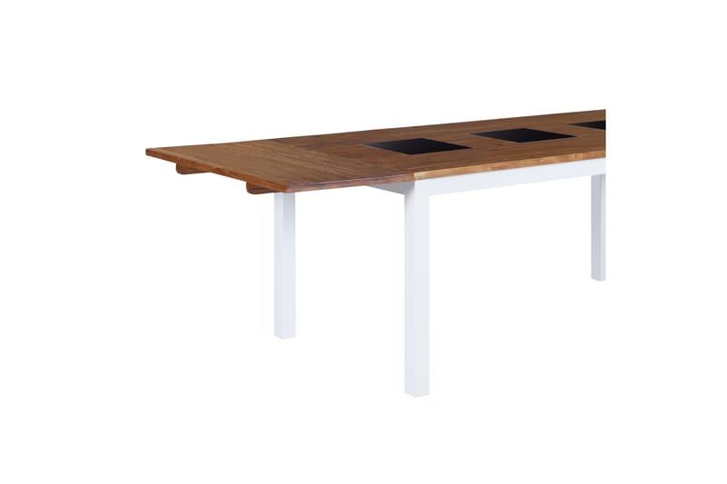 Jasmin Udvideligt Spisebord 90 cm - Natur/Hvid/Sort - Møbler - Borde - Spisebord og køkkenbord