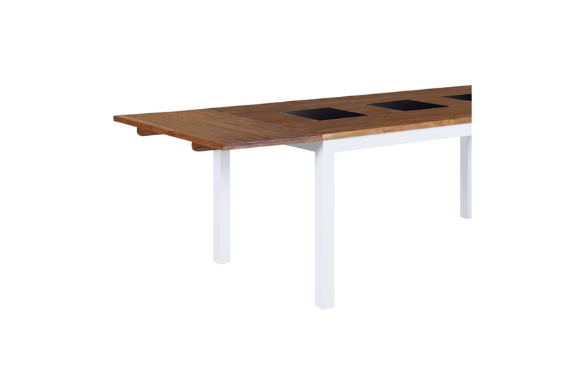 Jasmin Udvideligt Spisebord 90 cm - Natur/Hvid/Sort - Spisebord og køkkenbord