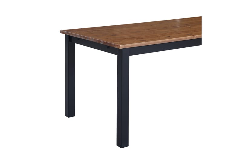 Jasmin Udvideligt Spisebord 90 cm - Sort / Natur / Sort - Spisebord og køkkenbord