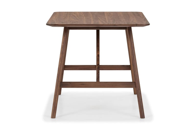 Jerup Spisebord 140 cm Massiv Valnød - Brun - Spisebord og køkkenbord