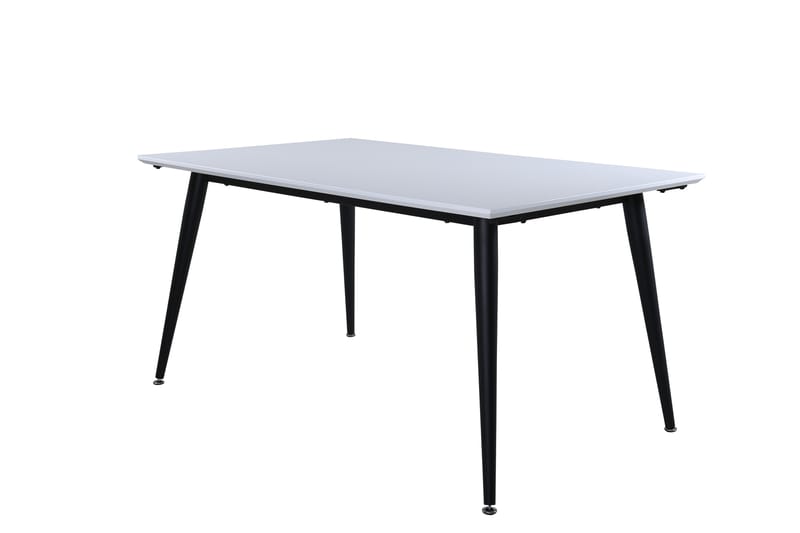 Jimms Udvideligtt Spisebord 150 cm - Hvid/Sort - Spisebord og køkkenbord