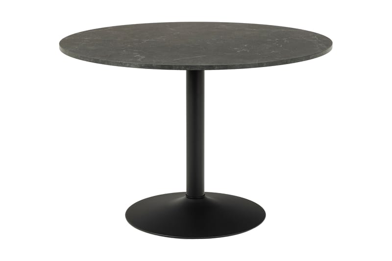 Jora Spisebord 110 cm Rundt - Sort/Mat Sort - Møbler - Borde - Spisebord og køkkenbord