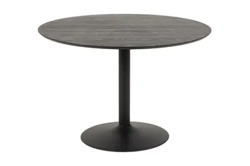Jora Spisebord 110 cm Rundt - Sort/Mat Sort - Møbler - Borde - Spisebord og køkkenbord