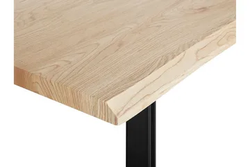 Joyl Rektangulært Spisebord 180x90 cm i Eg med Metalfinish - Beige - Møbler - Borde - Spisebord og køkkenbord