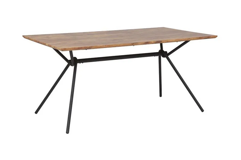 Katham Spisebord 160 cm - Natur/Sort - Møbler - Borde - Spisebord og køkkenbord