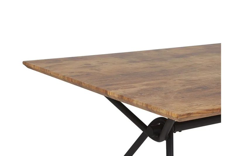 Katham Spisebord 160 cm - Natur/Sort - Møbler - Borde - Spisebord og køkkenbord