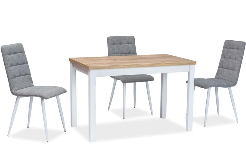 Kedam Spisebord 100 cm - Hvid - Spisebord og køkkenbord
