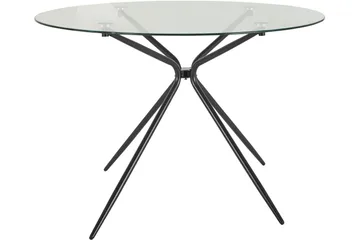 Kingsnorth Spisebord Rundt 110 cm - Sort - Møbler - Borde - Spisebord og køkkenbord